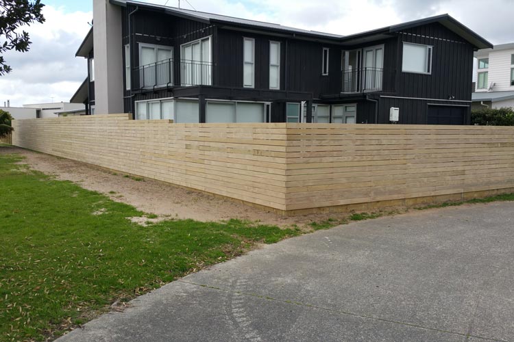 Residential section fencing in Omaha Auckland